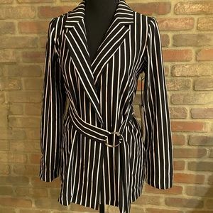 NWT Striped Lightweight Jacket